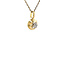 Gold pendant with diamond 14 karat
