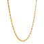 Gouden dubbele anker collier 50 cm 14 karaat