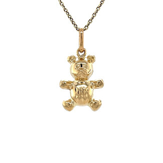 Gold bear pendant