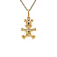 Gold bear pendant 14 karat
