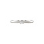 White gold solitaire ring with diamond 14 kt