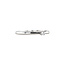White gold solitaire ring with diamond 14 kt