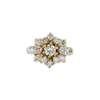 Gouden ring met diamant