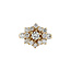 Gouden ring met diamant 14 karaat