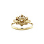 Gouden ring met diamant 14 karaat