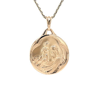 Gouden munt hanger