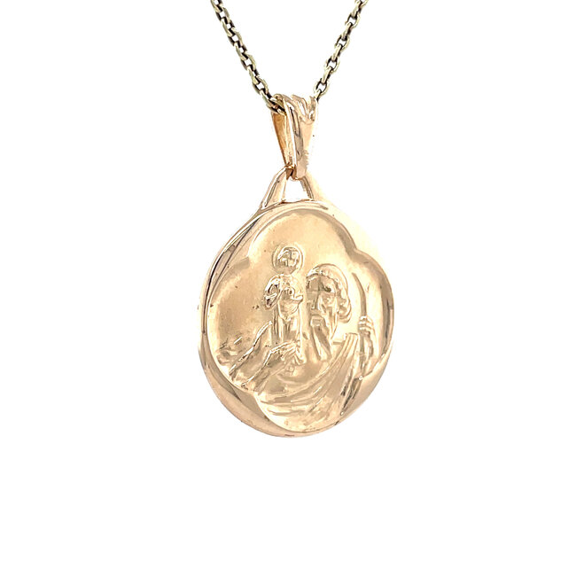 Goldene Münze Anhänger 14 kt