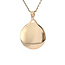 Gold coin pendant 14 kt