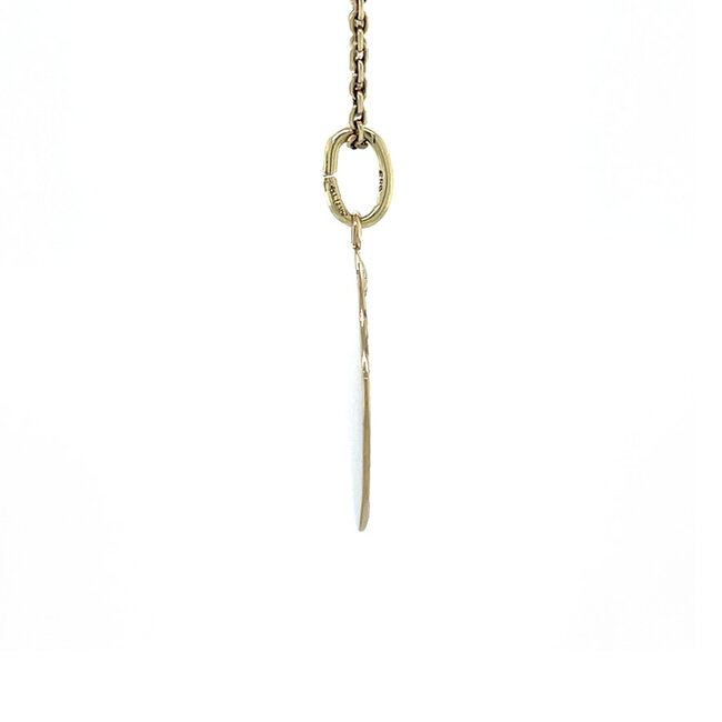 Gouden tweelingen hanger 14 karaat