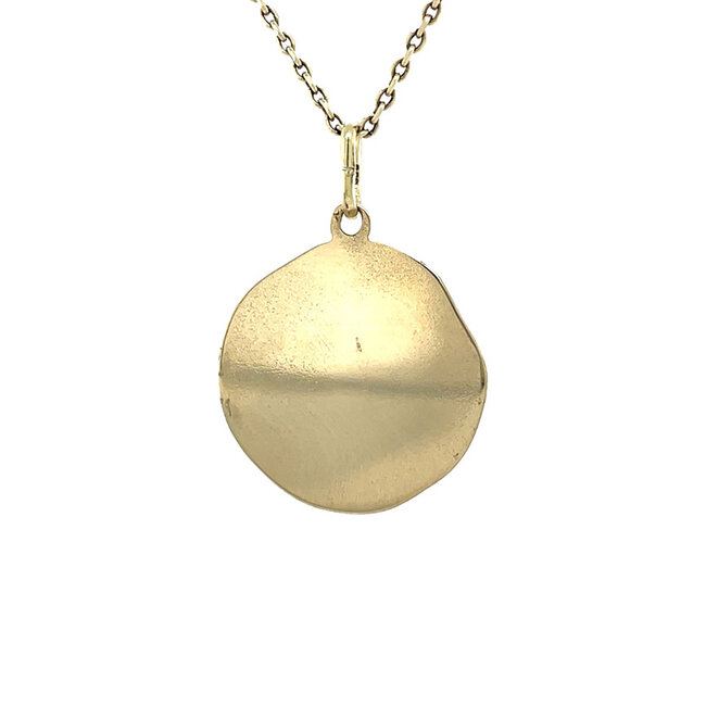 Gouden tweelingen hanger 14 karaat