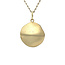 Gold twin pendant 14 karat