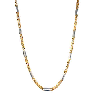 Gold bicolour necklace