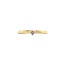 Gold solitaire ring with diamond 14 karat
