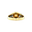 Vintage gold ring with pearl 14 karat