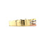 Tricolor goldener Ring mit Zirkonia 14 Karat