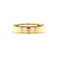 Tricolor goldener Ring mit Zirkonia 14 Karat