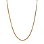 Gouden slangcollier 42.5 cm 14 karaat