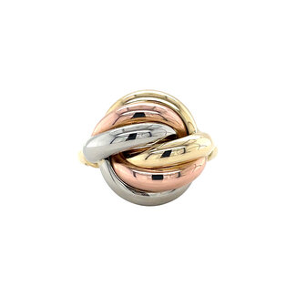 Tricolour gouden ring