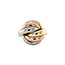 Tricolour gold ring 14 karat