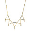 Gouden choker met parels 14 karaat