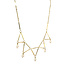 Gouden choker met parels 14 karaat