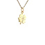 Gouden hanger klavertje 4 14 karaat