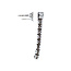 White gold stud earrings with diamond 14 kt