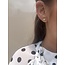 Golden elephant stud earrings 14 karat