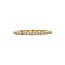 Gold row ring with diamond 18 karat
