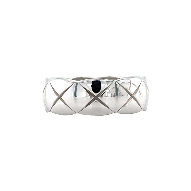 White gold Chanel ring coco crush 18 karat