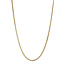 Gouden lengtecollier gourmet 46.5 cm 14 karaat