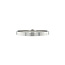 White gold solitaire ring with diamond 14 karat *new