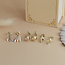 Gold earrings 14 karat