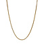 Gouden lengtecollier venetiaan 52.5 cm 14 karaat