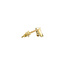 14 karat gold stud earrings with diamond