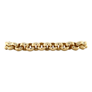 Gouden jasseron armband