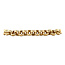 Gouden jasseron armband 19.5 cm 14 karaat