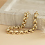 Gouden jasseron armband 19.5 cm 14 karaat