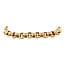 Gouden jasseron armband 19.5 cm 14 karaat