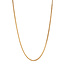 Gouden lengtecollier gourmet 70.5 cm 14 karaat