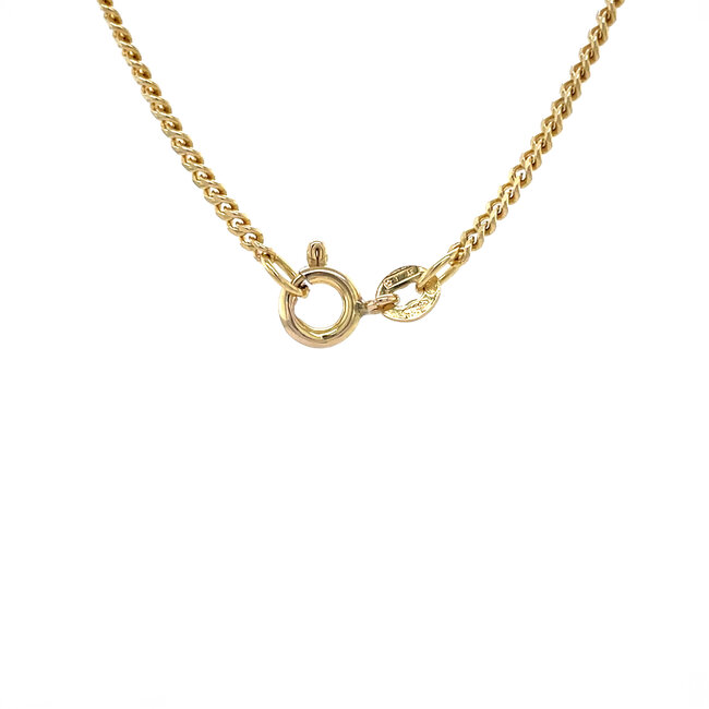 Gouden lengtecollier gourmet 70.5 cm 14 karaat