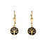 Gold earrings with tree of life 18 carat
