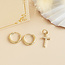 Gouden kruis hanger 14 karaat