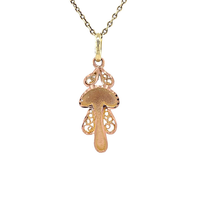 Mushroom pendant 12 carat