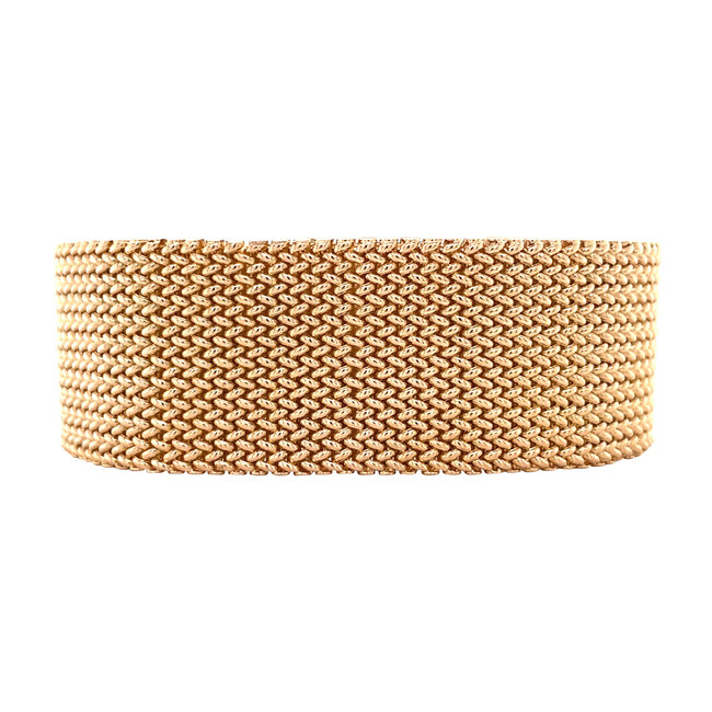 Gold bracelet 17 cm 14 carat