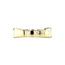 Gouden slagring met diamant 14 krt