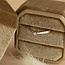 Weißgoldener Solitärring mit Diamant 14 Karat *neu