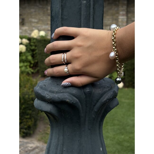 Witgouden solitair ring met diamant 14 karaat *nieuw