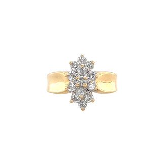 Gouden ring met diamant