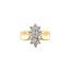 Gouden ring met diamant 18 karaat
